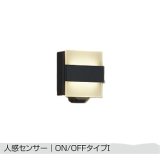 大光電機(DAIKO) DBK-42447Y ブラケット 非調光 電球色 LED内蔵 人感センサー ON/OFFタイプ ブラック