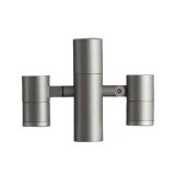 大光電機(DAIKO) LLP-7108LUM アウトドアライト ポールスポットライト 非調光 電球色 灯具本体 2灯用 LED内蔵 ポール別売 防雨・防湿型 ステンカラー