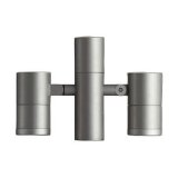 大光電機(DAIKO) LLP-7116YUM アウトドアライト ポールスポットライト 非調光 電球色 灯具本体 2灯用 LED内蔵 ポール別売 防雨・防湿型 ステンカラー