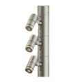 大光電機(DAIKO) LLP-7220XU アウトドアライト ポールスポットライト 灯具本体 3灯用 ランプ別売 ポール別売 電源内蔵 防雨・防湿型 ステンカラー