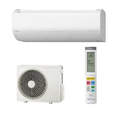 画像1: 日立 RAS-XK2826D(W) エアコン 10畳 ルームエアコン XKシリーズ 寒冷地向 メガ暖 白くまくん 単相200V 10畳程度 スターホワイト (RAS-XK2825D(W)の後継品) ♪