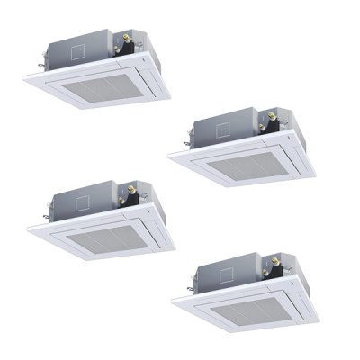 画像1: 日本キヤリア/旧東芝 GUSF28014P1XU 業務用エアコン 天井カセット 4方向吹出し 大清快 プラズマ空清 同時ダブルツイン P280 10馬力 三相200V ワイヤレス ♪∀