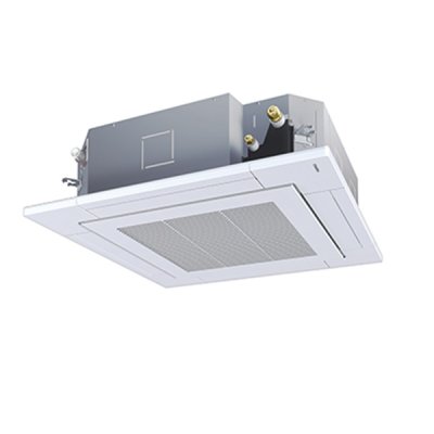 画像1: 日本キヤリア/旧東芝 GUSA045131XU 業務用エアコン 天井カセット形 4方向吹出し スーパーパワーエコゴールド シングル P45 1.8馬力 三相200V ワイヤレス ♪∀