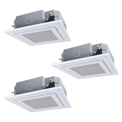 画像1: 日本キヤリア/旧東芝 GUXC224131MUB 業務用エアコン 天井カセット形 4方向吹出し ウルトラパワーエコ 同時トリプル P224 8馬力 三相200V ワイヤード ♪