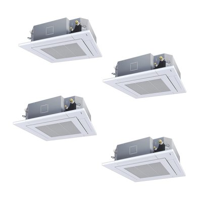 画像1: 日本キヤリア/旧東芝 GUXF224131MUB 業務用エアコン 天井カセット形 4方向吹出し ウルトラパワーエコ 同時ダブルツイン P224 8馬力 三相200V ワイヤード ♪