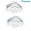 ダイキン 『SSRC112DD F+分岐管』 業務用エアコン 天井埋込カセット形 S-ラウンドフロー センシング ツイン FIVESTARZEAS P112形 4馬力 三相 ワイヤード ♪