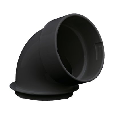 画像1: トラスコ中山/TRUSCO スポットエアコン用エルボ TSCN-ERUBO-BK 黒 TSCNーDLシリーズ 100V用