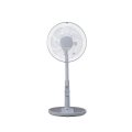 ユアサプライムス YT-DH3420HFR リビングファン アロマボトル設置可能 羽根径30cm 7枚羽根 温度センサー搭載 風量調節6段階 ブルーグレー ℃℃