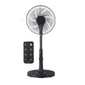 ユアサプライムス YGT-DH3455GFR(K) リビング扇風機 温度センサー搭載 羽根径30cm 7枚羽根 リモコン付き 12段階風量調節 デジタル表示 ブラック ℃℃