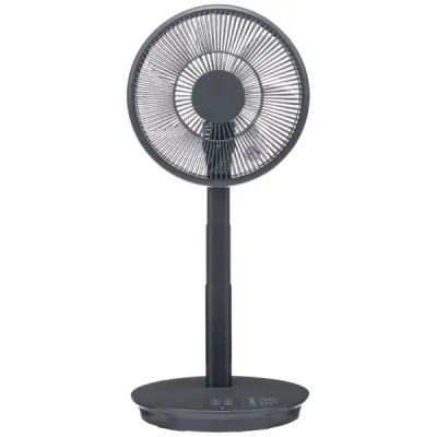 画像1: ユアサプライムス YT-D3493GFR(H) YUASA1+(ユアサワンプラス) 折り畳みリビング扇風機 風量調節8段階 羽根径30cm 7枚羽根 グレー ℃℃