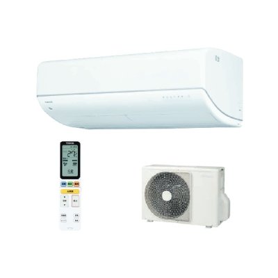 画像1: 日本キヤリア/旧東芝 RAS-V221DR(W) エアコン 6畳用 ルームエアコン V-DRシリーズ 大清快 単相100V 6畳程度 ホワイト (RAS-U221DR-Wの後継品)