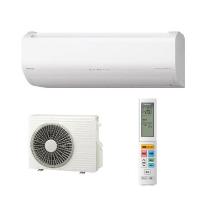 画像1: 日立 RAS-ZJ2826S(W) エアコン 10畳 ルームエアコン ZJシリーズ 白くまくん 単相100V 10畳程度 スターホワイト (RAS-ZJ2825S-Wの後継品) ♪