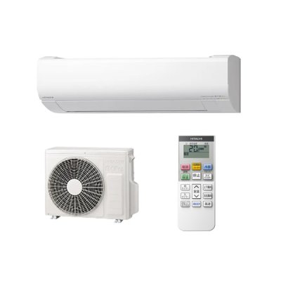 画像1: 日立 RAS-VJ2226S(W) エアコン 6畳 ルームエアコン VJシリーズ 白くまくん 単相100V 6畳程度 スターホワイト (RAS-VJ2225S-Wの後継品) ♪