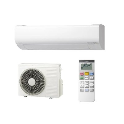 画像1: 日立 RAS-VJ4026D(W) エアコン 14畳 ルームエアコン VJシリーズ 白くまくん 単相200V 14畳程度 スターホワイト (RAS-VJ4025D-Wの後継品) ♪