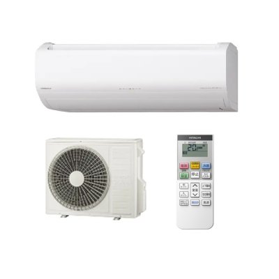 画像1: 日立 RAS-VL6326D(W) エアコン 20畳 ルームエアコン VLシリーズ 白くまくん 単相200V 20畳程度 スターホワイト (RAS-VL6325D-Wの後継品) ♪