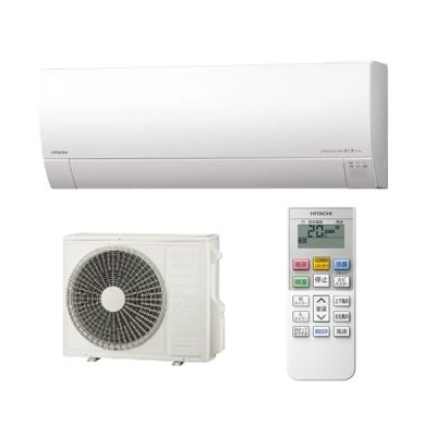 画像1: 日立 RAS-MJ7126D(W) エアコン 23畳 ルームエアコン MJシリーズ 白くまくん 単相200V 23畳程度 スターホワイト (RAS-MJ7125D-Wの後継品) ♪