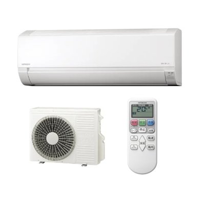 画像1: 日立 RAS-AJ4026D(W) エアコン 14畳 ルームエアコン AJシリーズ 白くまくん 単相200V 14畳程度 スターホワイト (RAS-AJ4025D-Wの後継品) ♪