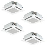 三菱 PLZD-ERMP280H6 業務用エアコン 4方向天井カセット i-スクエアタイプ スリムER 同時フォー P280 10馬力 三相200V ワイヤード ♪∀