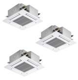 三菱 PLZT-ZRMP160G6 業務用エアコン 4方向天井カセット コンパクトタイプ スリムZR 同時トリプル P160形 6馬力 三相200V ワイヤード ♪∀