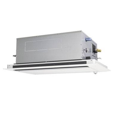 画像1: 三菱 PLZ-ZRMP50LF6 業務用エアコン 2方向天井カセット スリムZR 標準シングル P50形 2馬力 三相200V ワイヤード ♪∀