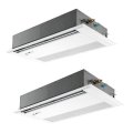 三菱 PMZX-ERMP112FE6 業務用エアコン 1方向天井カセット スリムER 同時ツイン P112形 4馬力 三相200V ワイヤード ♪∀