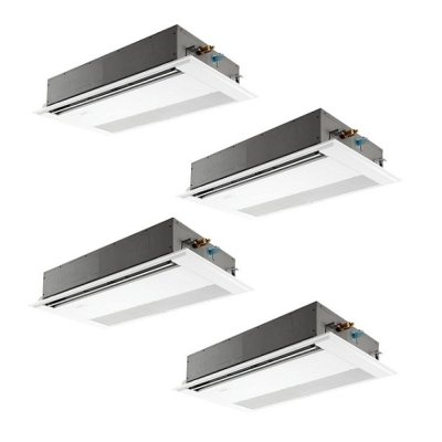画像1: 三菱 PMZD-ERMP224F6 業務用エアコン 1方向天井カセット スリムER 同時フォー P224形 8馬力 三相200V ワイヤード ♪∀