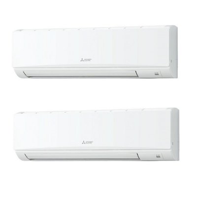 画像1: 三菱 PKZX-ERMP224K6 業務用エアコン 壁掛 スリムER 同時ツイン P224形 8馬力 三相200V ワイヤード ♪∀