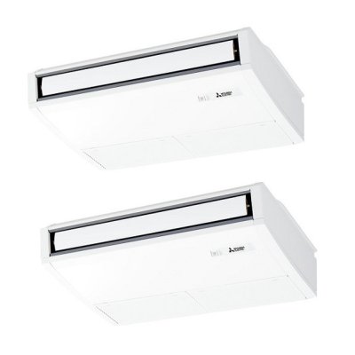 画像1: 三菱 PCZX-DHRMP80K6 業務用エアコン 天吊 ズバ暖スリム DHシリーズ 同時ツイン P80形 3馬力 三相200V ワイヤード ♪