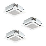 三菱 PLZT-HRMP160HBF6 業務用エアコン 4方向天井カセット i-スクエアタイプ ズバ暖スリム Hシリーズ 同時トリプル P160形 6馬力 三相200V ワイヤード ♪