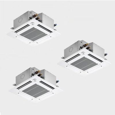 画像1: 三菱 PLZT-HRMP160GF6 業務用エアコン 4方向天井カセット コンパクトタイプ ズバ暖スリム Hシリーズ 同時トリプル P160形 6馬力 三相200V ワイヤード ♪
