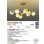 画像2: 大光電機(DAIKO) DCH-42634YG シャンデリア 調光(調光器別売) 電球色 LED ランプ付 ホワイトブロンズ (2)