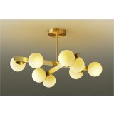 大光電機(DAIKO) DCH-42635YG シャンデリア 調光(調光器別売) 電球色 LED ランプ付 真鍮色