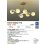 画像2: 大光電機(DAIKO) DCH-42632YG シャンデリア 調光(調光器別売) 電球色 LED ランプ付 ホワイトブロンズ (2)