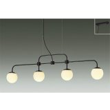 大光電機(DAIKO) DPN-42638YG ペンダント 調光(調光器別売) 電球色 LED ランプ付 フランジタイプ ブラック