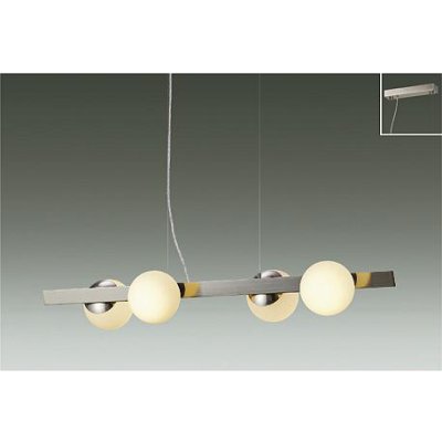 画像1: 大光電機(DAIKO) DPN-42626YG ペンダント 調光(調光器別売) 電球色 LED ランプ付 フランジタイプ ホワイトブロンズ