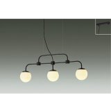 大光電機(DAIKO) DPN-42636YG ペンダント 調光(調光器別売) 電球色 LED ランプ付 フランジタイプ ブラック