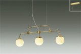 大光電機(DAIKO) DPN-42637YG ペンダント 調光(調光器別売) 電球色 LED ランプ付 フランジタイプ 真鍮色