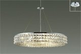 [9月発売] 大光電機(DAIKO) DCH-42566YG シャンデリア 8畳 調光(調光器別売) 電球色 LED ランプ付 クローム
