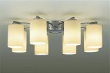 [9月発売] 大光電機(DAIKO) DCH-38222YG シャンデリア 10畳 調光(調光器別売) 電球色 LED ランプ付 クローム