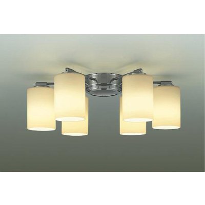 画像1: 大光電機(DAIKO) DCH-38221YG シャンデリア 8畳 調光(調光器別売) 電球色 LED ランプ付 クローム