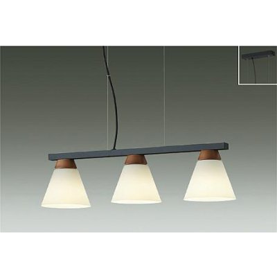 画像1: 大光電機(DAIKO) DPN-41978YG ペンダント 調光(調光器別売) 電球色 LED ランプ付 フランジタイプ ウォールナット