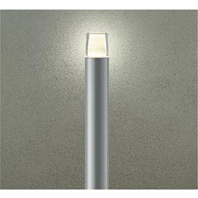 画像1: 大光電機(DAIKO) DWP-42736YG アウトドアライト ポール灯 調光(調光器別売) 電球色 LED ランプ付 防雨形 シルバー