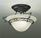 大光電機(DAIKO) DCL-38930YG 小型シーリング 調光(調光器別売) 電球色 LED ランプ付 ブラックアンティーク