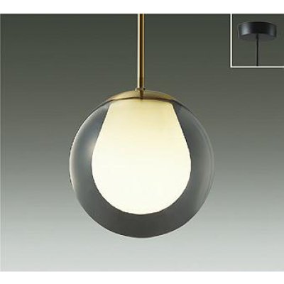 画像1: 大光電機(DAIKO) DPN-42779YG ペンダント 調光(調光器別売) 電球色 LED ランプ付 フランジタイプ スモーク