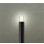 画像1: 大光電機(DAIKO) DWP-42732YG アウトドアライト ポール灯 調光(調光器別売) 電球色 LED ランプ付 防雨形 ブラック (1)