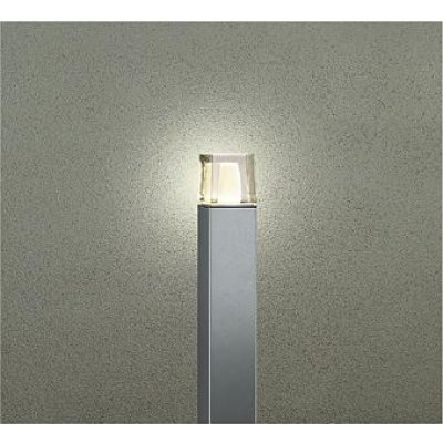 画像1: 大光電機(DAIKO) DWP-42742YG アウトドアライト ポール灯 調光(調光器別売) 電球色 LED ランプ付 防雨形 シルバー