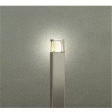大光電機(DAIKO) DWP-42743YG アウトドアライト ポール灯 調光(調光器別売) 電球色 LED ランプ付 防雨形 ウォームシルバー