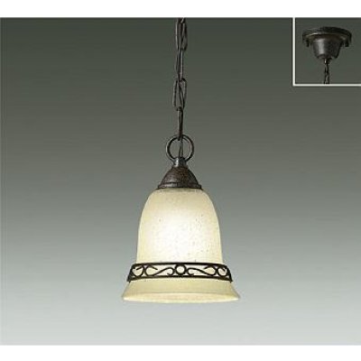 画像1: 大光電機(DAIKO) DPN-38927YG ペンダント 調光(調光器別売) 電球色 LED ランプ付 フランジタイプ ブラックアンティーク
