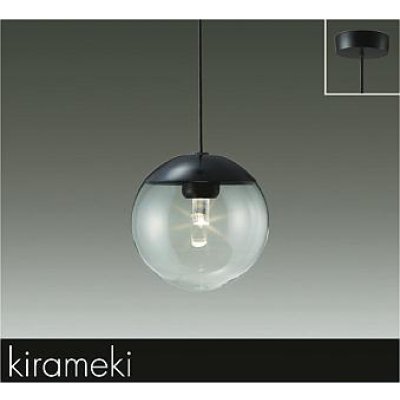 画像1: 大光電機(DAIKO) DPN-41502YE ペンダント 非調光 電球色 LED内蔵 フランジタイプ ブラック