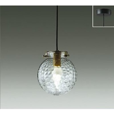 画像1: 大光電機(DAIKO) DPN-42568YG ペンダント 調光(調光器別売) 電球色 LED ランプ付 フランジタイプ 真鍮ブロンズメッキ
